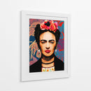 Frida Kahlo - Puffy Design | Cuadro decorativo de Canvas Lab
