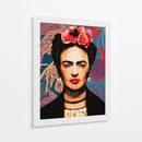 Frida Kahlo - Puffy Design | Cuadro decorativo de Canvas Lab