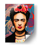 Frida Kahlo - Puffy Design | Cuadro decorativo de Canvas Lab