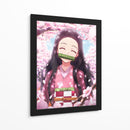 Nezuko Kamado - Puffy Design | Cuadro decorativo de Canvas Lab