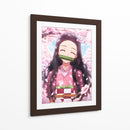 Nezuko Kamado - Puffy Design | Cuadro decorativo de Canvas Lab