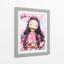 Nezuko Kamado - Puffy Design | Cuadro decorativo de Canvas Lab
