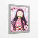 Nezuko Kamado - Puffy Design | Cuadro decorativo de Canvas Lab