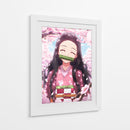 Nezuko Kamado - Puffy Design | Cuadro decorativo de Canvas Lab