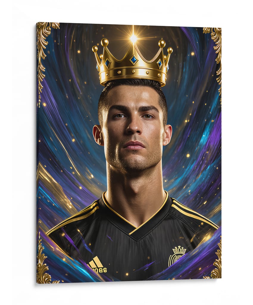 Cristiano Ronaldo - Puffy Design | Cuadro decorativo de Canvas Lab