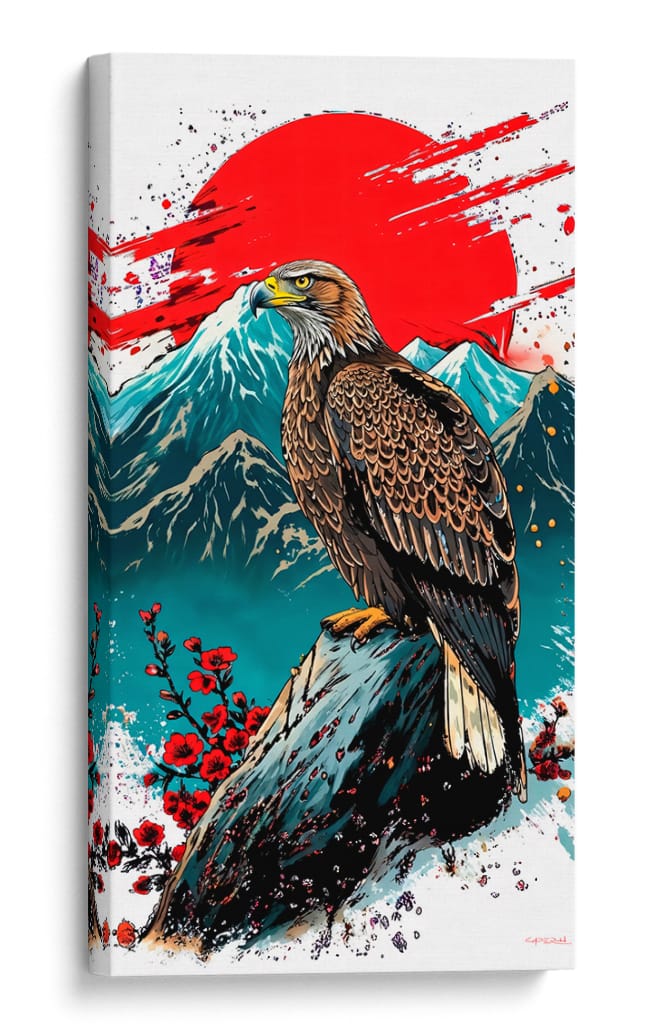 Águila real - Caperh | Cuadro decorativo de Canvas Lab