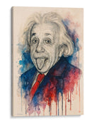 Albert Einstein - Caperh | Cuadro decorativo de Canvas Lab