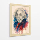 Albert Einstein - Caperh | Cuadro decorativo de Canvas Lab