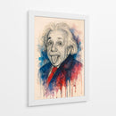 Albert Einstein - Caperh | Cuadro decorativo de Canvas Lab
