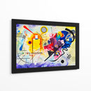 Amarillo, rojo y azul - variación pictórica - Caperh | Cuadro decorativo de Canvas Lab