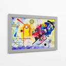 Amarillo, rojo y azul - variación pictórica - Caperh | Cuadro decorativo de Canvas Lab