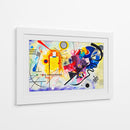 Amarillo, rojo y azul - variación pictórica - Caperh | Cuadro decorativo de Canvas Lab