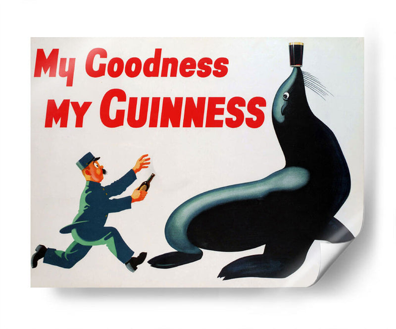 Seal Guinness | Cuadro decorativo de Canvas Lab