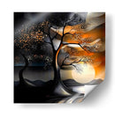 Árboles del atardecer - Caperh | Cuadro decorativo de Canvas Lab
