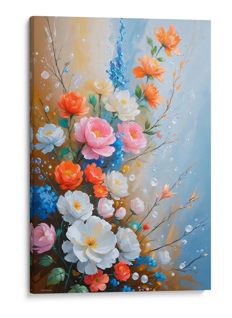 Armonía floral - Caperh | Cuadro decorativo de Canvas Lab