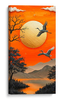 Aves cruzando el cielo - Caperh | Cuadro decorativo de Canvas Lab