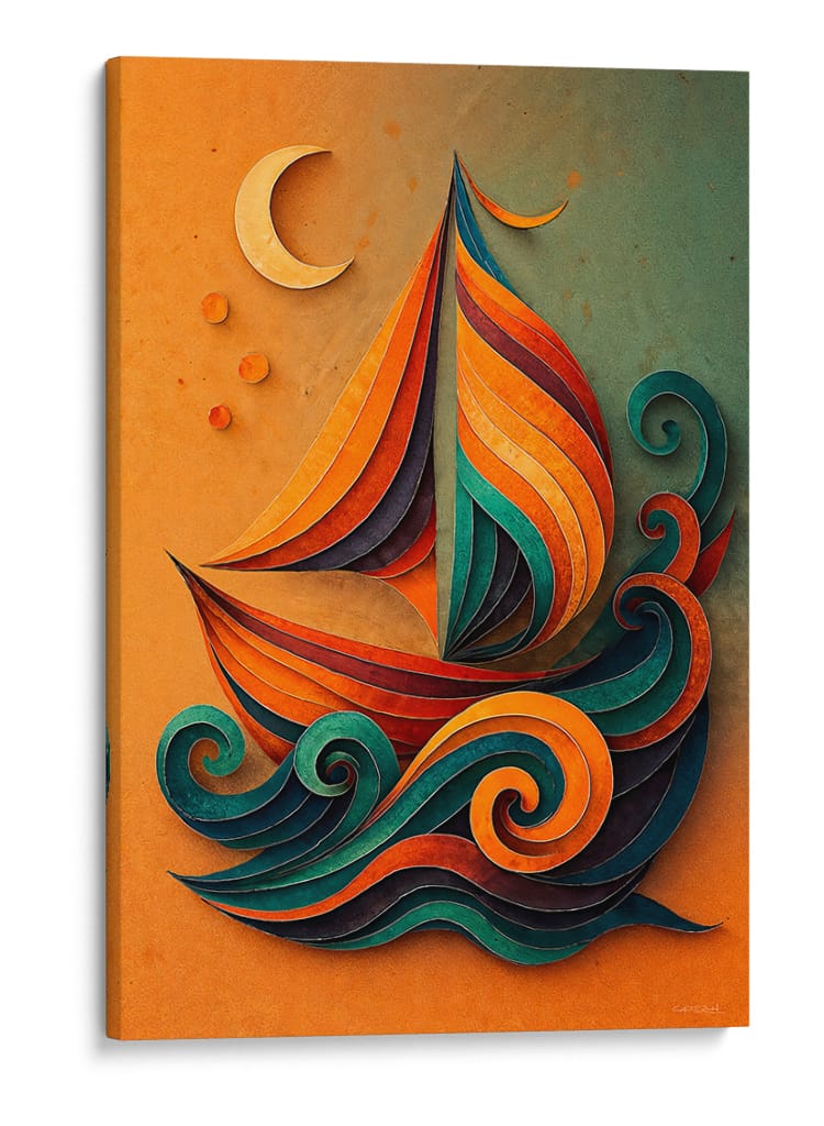 Barco de papel - Caperh | Cuadro decorativo de Canvas Lab