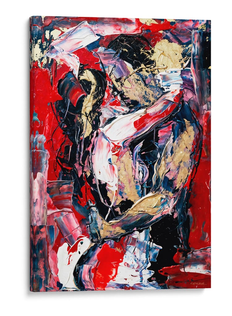 Beso de amor - Caperh | Cuadro decorativo de Canvas Lab