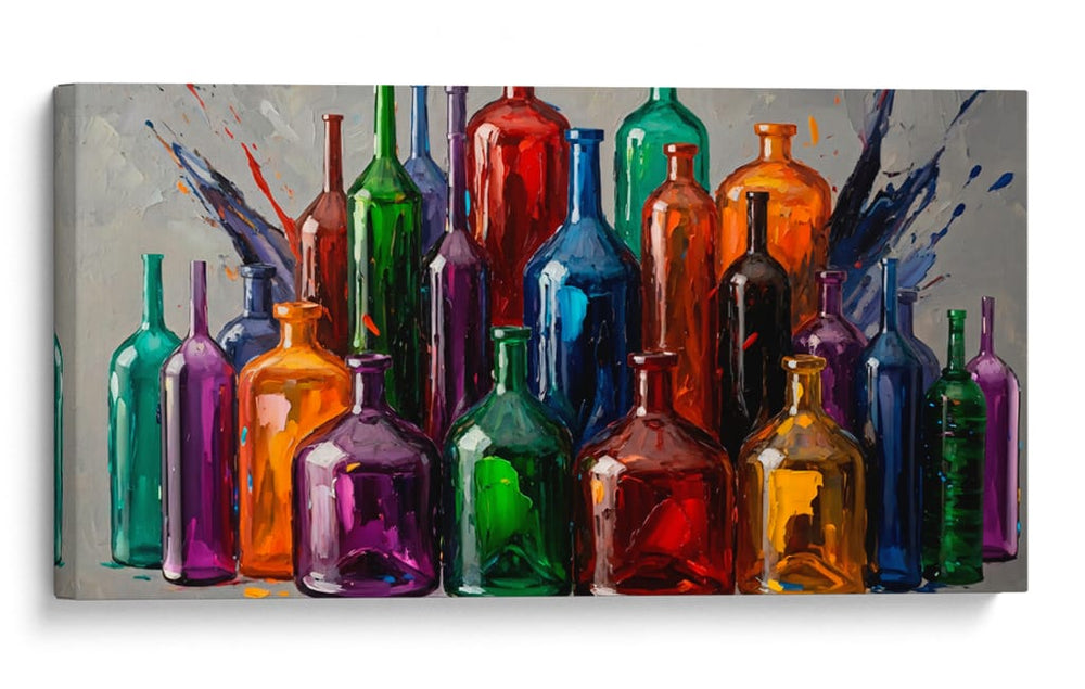 Botellas - Caperh | Cuadro decorativo de Canvas Lab