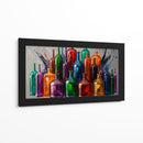Botellas - Caperh | Cuadro decorativo de Canvas Lab