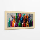 Botellas - Caperh | Cuadro decorativo de Canvas Lab