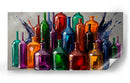 Botellas - Caperh | Cuadro decorativo de Canvas Lab