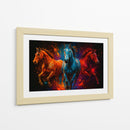 Caballos galopando II - Caperh | Cuadro decorativo de Canvas Lab