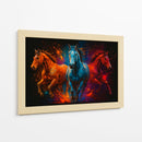 Caballos galopando II - Caperh | Cuadro decorativo de Canvas Lab
