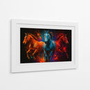 Caballos galopando II - Caperh | Cuadro decorativo de Canvas Lab
