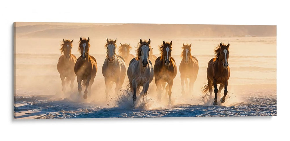 Caballos galopando III - Caperh | Cuadro decorativo de Canvas Lab