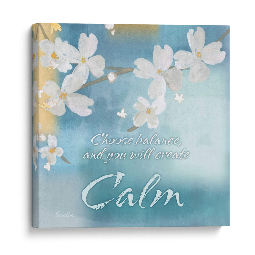 Inspiración Floral Azul Iv - Evelia Designs | Cuadro decorativo de Canvas Lab