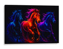 Caballos galopando - Caperh | Cuadro decorativo de Canvas Lab