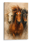 Caballos salvajes - Caperh | Cuadro decorativo de Canvas Lab