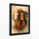 Caballos salvajes - Caperh | Cuadro decorativo de Canvas Lab