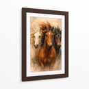 Caballos salvajes - Caperh | Cuadro decorativo de Canvas Lab