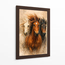 Caballos salvajes - Caperh | Cuadro decorativo de Canvas Lab