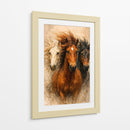 Caballos salvajes - Caperh | Cuadro decorativo de Canvas Lab