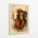 Caballos salvajes - Caperh | Cuadro decorativo de Canvas Lab
