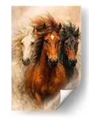 Caballos salvajes - Caperh | Cuadro decorativo de Canvas Lab