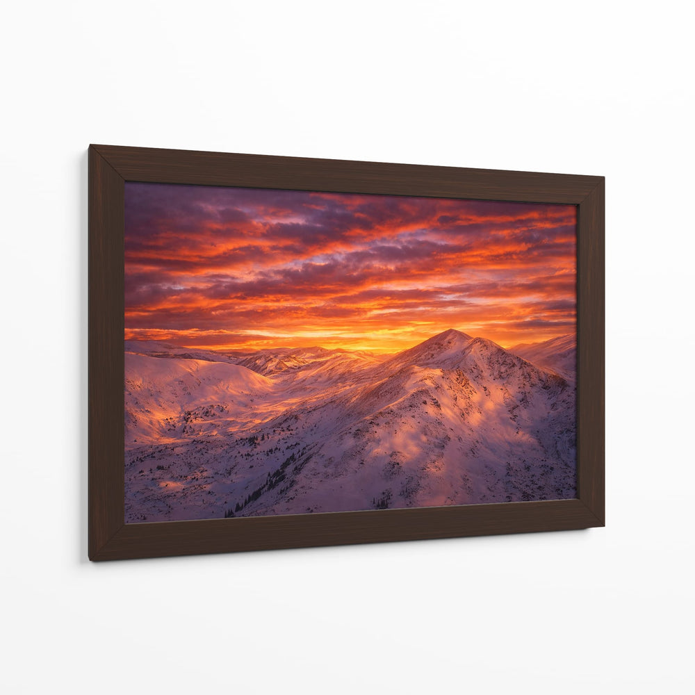 The Rocky Sunsets - Gibran Becerril  | Cuadro decorativo de Canvas Lab