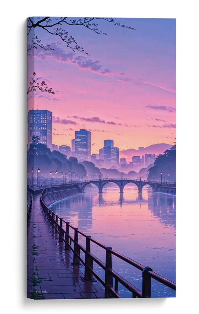 Amanecer urbano - Caperh | Cuadro decorativo de Canvas Lab