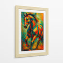 Corcel multicolor - Caperh | Cuadro decorativo de Canvas Lab