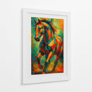Corcel multicolor - Caperh | Cuadro decorativo de Canvas Lab