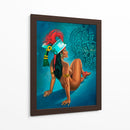 Contemplación de una estela Maya - Caperh | Cuadro decorativo de Canvas Lab