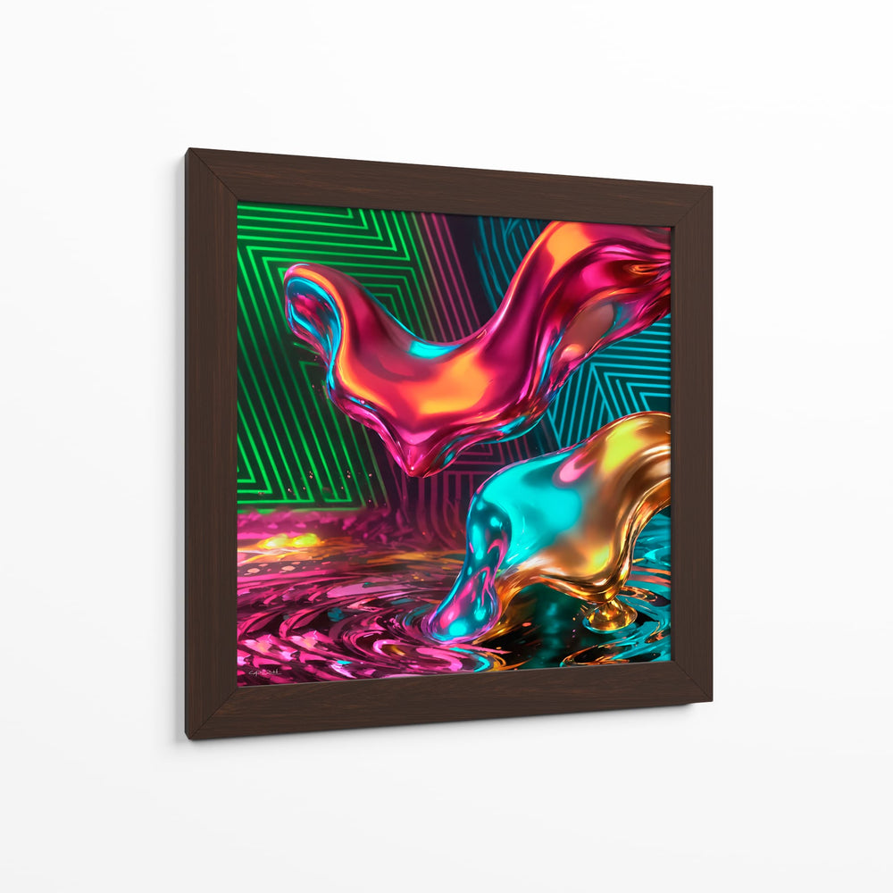 Derretimiento holográfico - Caperh | Cuadro decorativo de Canvas Lab