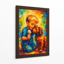 El niño y su perrito - Caperh | Cuadro decorativo de Canvas Lab
