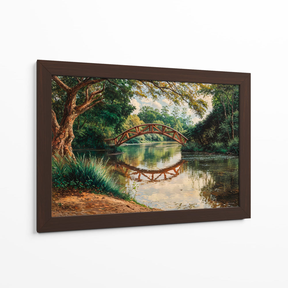 El puente sobre el río - Caperh | Cuadro decorativo de Canvas Lab