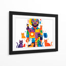 El señor de los gatos - Horizontal - Caperh | Cuadro decorativo de Canvas Lab