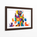 El señor de los gatos - Horizontal - Caperh | Cuadro decorativo de Canvas Lab