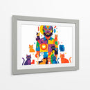El señor de los gatos - Horizontal - Caperh | Cuadro decorativo de Canvas Lab